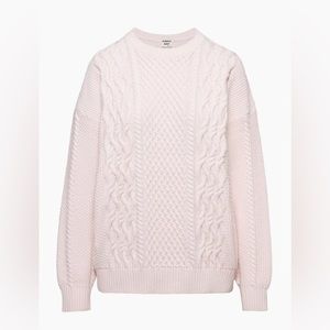 Aritzia cable knit sweater NWOT